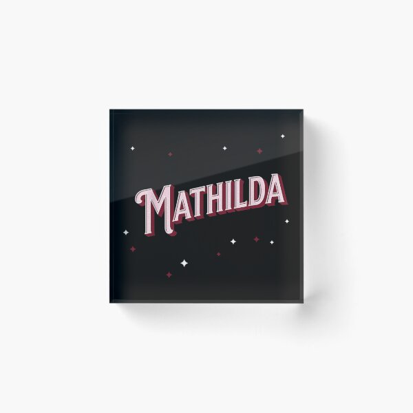 Item preview, Mathilda name personalised designed and sold by Tobiasforslund.
