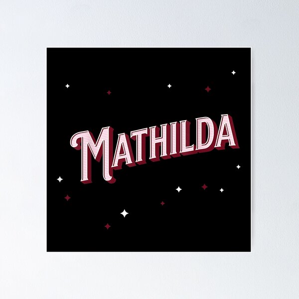 Item preview, Mathilda name personalised designed and sold by Tobiasforslund.
