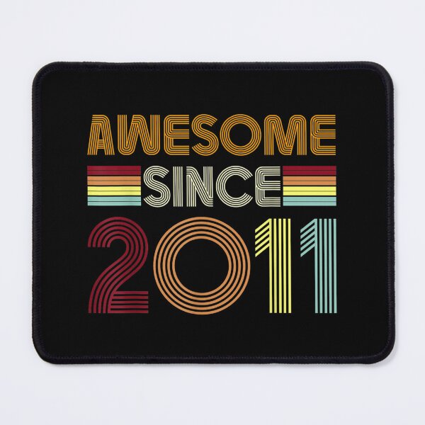 Item preview, Awesome Since 2011 11st Birthday Retro 11 Years Old Boy Girl designed and sold by Jackwidforss.