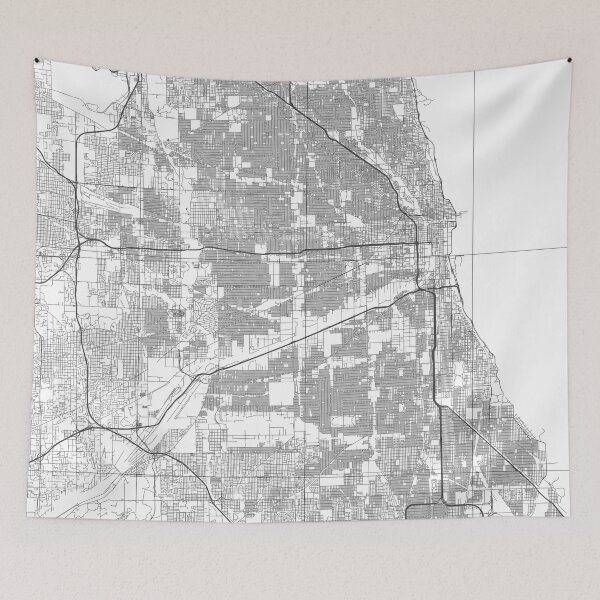 Item preview, Chicago Map designed and sold by Karol Majewski.