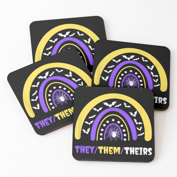 Item preview, They Them Theirs Nonbinary Pronouns LGBTQ Halloween LGBT designed and sold by Jackwidforss.