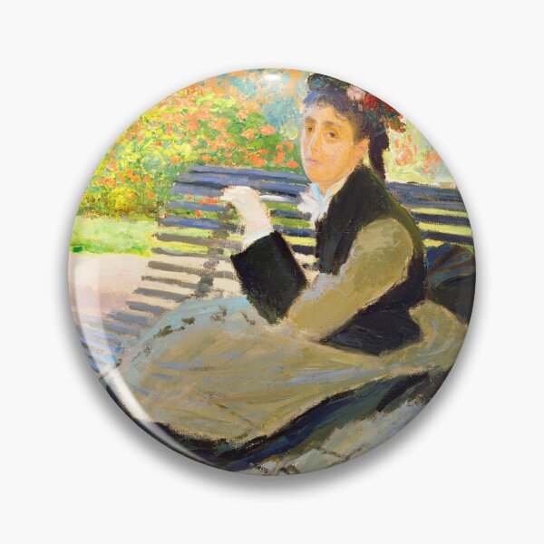 Item preview, Camille Monet on a Garden Bench By Claude Monet  designed and sold by Tamas Das.