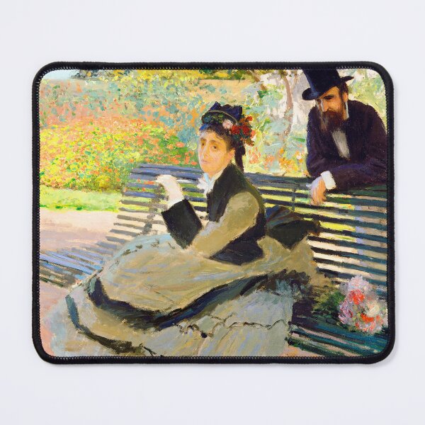 Item preview, Camille Monet on a Garden Bench By Claude Monet designed and sold by Tamas Das.