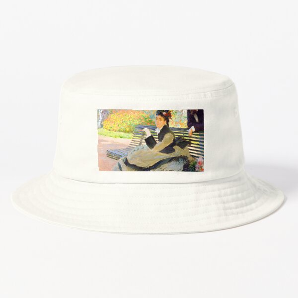 Vista previa del artículo con la obra «Camille Monet en un banco de jardín de Claude Monet», diseñado y vendido por Tamas Das.