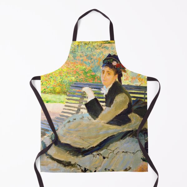 Item preview, Camille Monet on a Garden Bench By Claude Monet  designed and sold by Tamas Das.