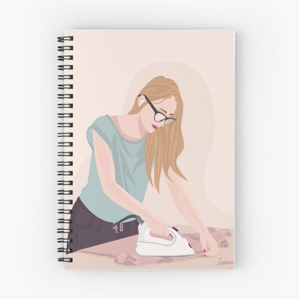 Item preview, Girl ironing and listening music - Simple life designed and sold by Zorana Stevanovic.