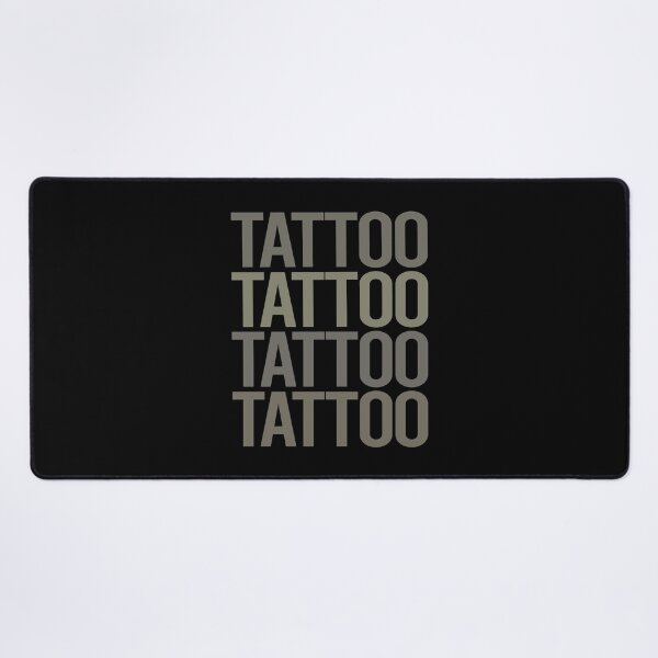 Item preview, Gray Text Art Tattoo designed and sold by StoreCalamity.