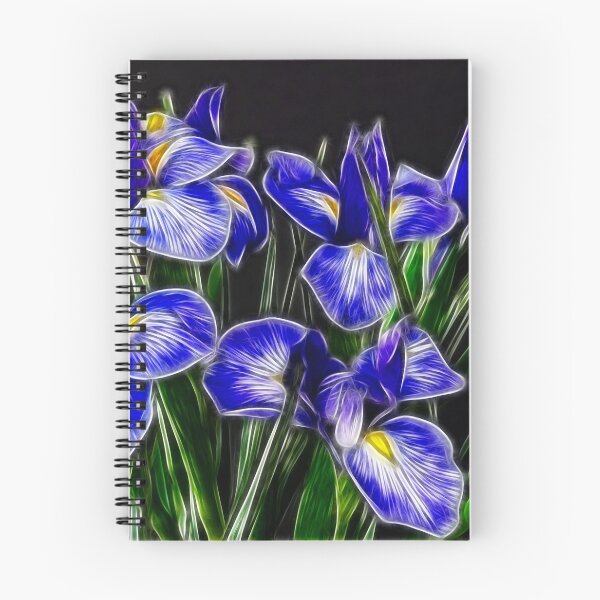Artikelvorschau, Blaue Iris Blumen entworfen und verkauft von Beatriz Cruz.
