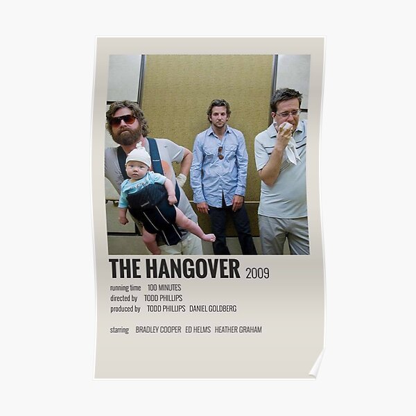 "The Hangover Minimalist" Poster for Sale by manjudd Redbubble