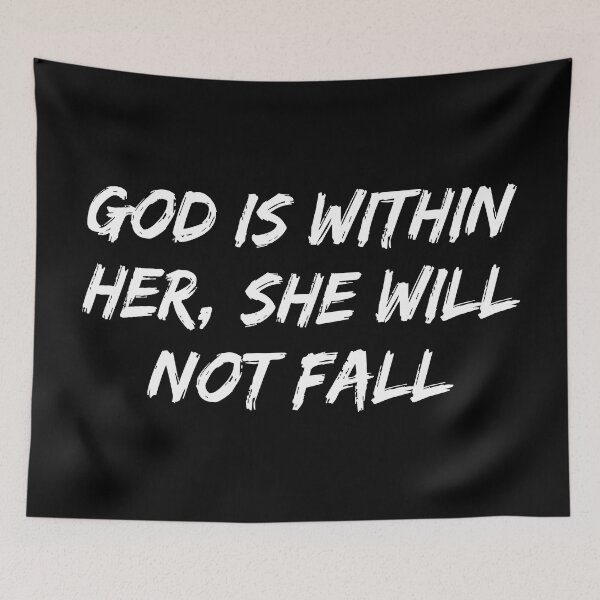 Item preview, God Is Within Her She Will Not Fall Psalm 46:5 designed and sold by allysmar.
