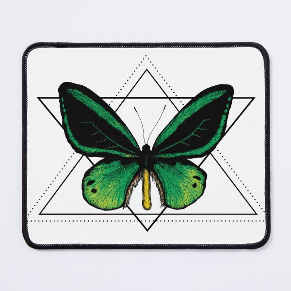 Item preview, Geometric Green Butterfly designed and sold by KatieSaldanha.