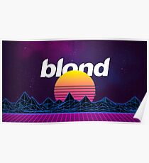 Frank Ocean - Blonde (Distorted) Poster