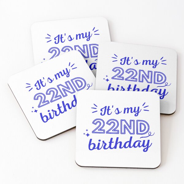 Item preview, 22nd birtdhday gift for friends funny sweet birdthday the age of consent designed and sold by ALLURE-minimal.