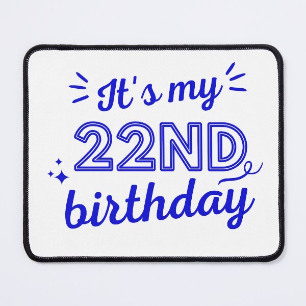 Item preview, 22nd birtdhday gift for friends funny sweet birdthday the age of consent designed and sold by ALLURE-minimal.