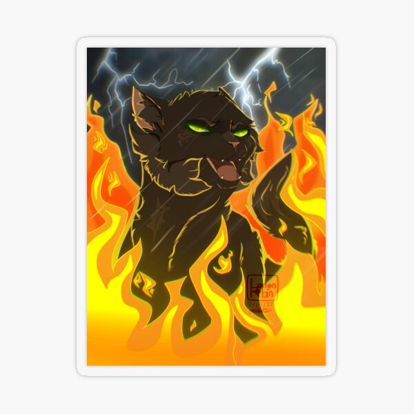 Bluestar - A Noble Leader Sticker for Sale by sodapoptops