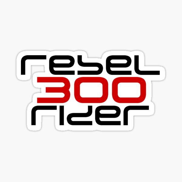 Rebel rider motorcycle logo | Sticker