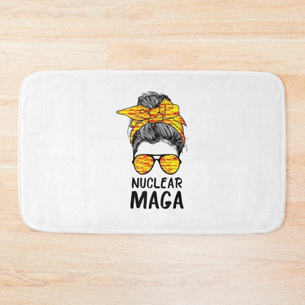 Item preview, Nuclear Maga Messy Bun American Flag Pro Trump designed and sold by RonniePotter78.
