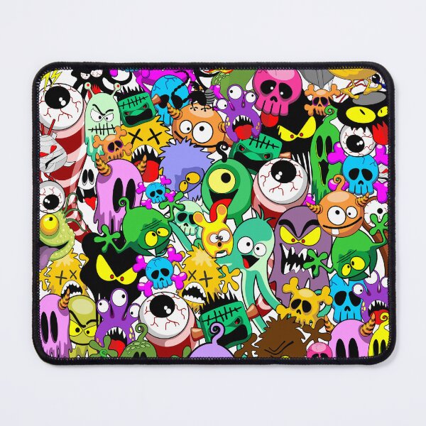 Item preview, Monsters Doodles Characters Saga designed and sold by BluedarkArt.
