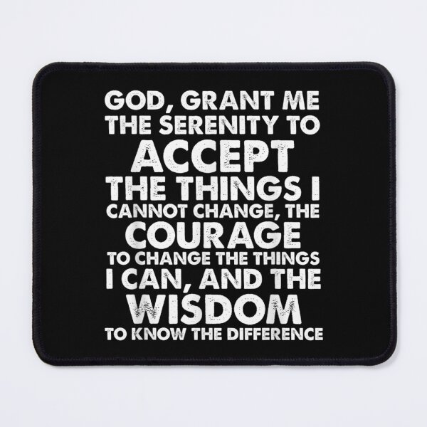 Item preview, Serenity Prayer AA NA Sober Recovery designed and sold by Jackwidforss.