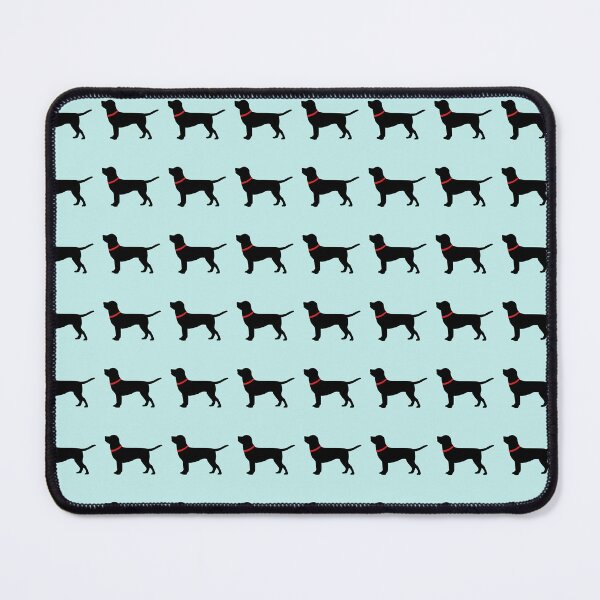 Item preview, Black labrador retriever with red collar designed and sold by designInk.