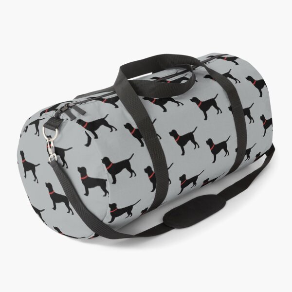 Item preview, Black labrador retriever with red collar designed and sold by designInk.