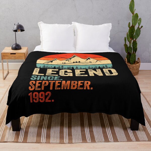 Item preview, Legend Since September 1992 Retro 30 Years Old 30th Birthday designed and sold by andrewbashfordb.