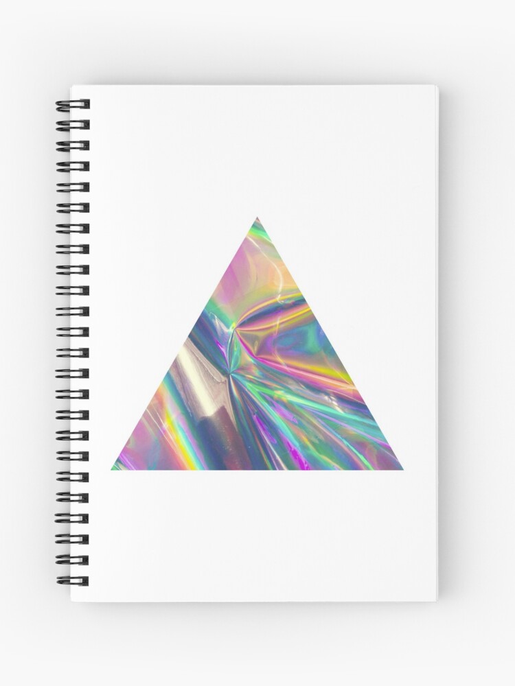 Holographic notebook.: Holo aesthetic.