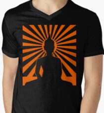 Camiseta para hombre de cuello en v BUDISMO