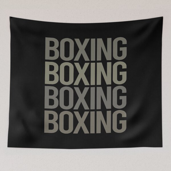 Item preview, Gray Text Art Boxing designed and sold by StoreCalamity.