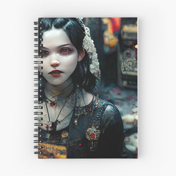 Item preview, Snow White Goth Cyberpunk Vampire Instrumentalist designed and sold by Jacob Montanez.