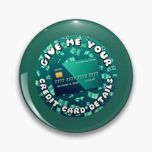 Item preview, Give Me Your Credit Card Details Turquoise designed and sold by everything4eva.