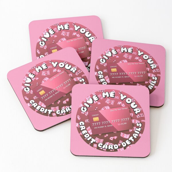Item preview, Give Me Your Credit Card Details Pink designed and sold by everything4eva.