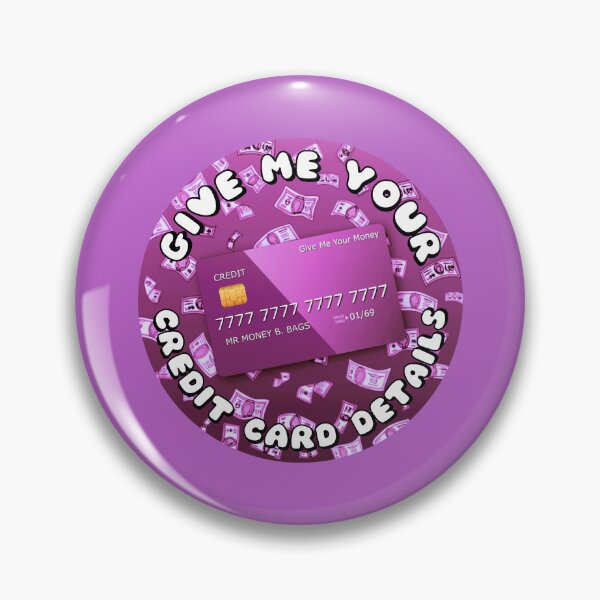 Item preview, Give Me Your Credit Card Details Purple designed and sold by everything4eva.