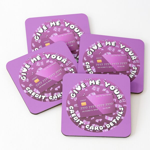 Item preview, Give Me Your Credit Card Details Purple designed and sold by everything4eva.