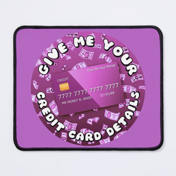 Item preview, Give Me Your Credit Card Details Purple designed and sold by everything4eva.