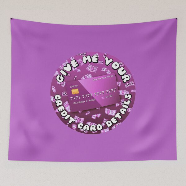 Item preview, Give Me Your Credit Card Details Purple designed and sold by everything4eva.