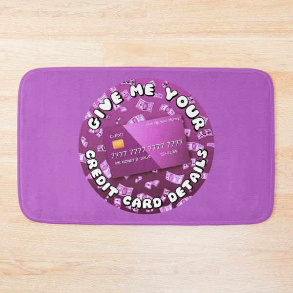 Item preview, Give Me Your Credit Card Details Purple designed and sold by everything4eva.