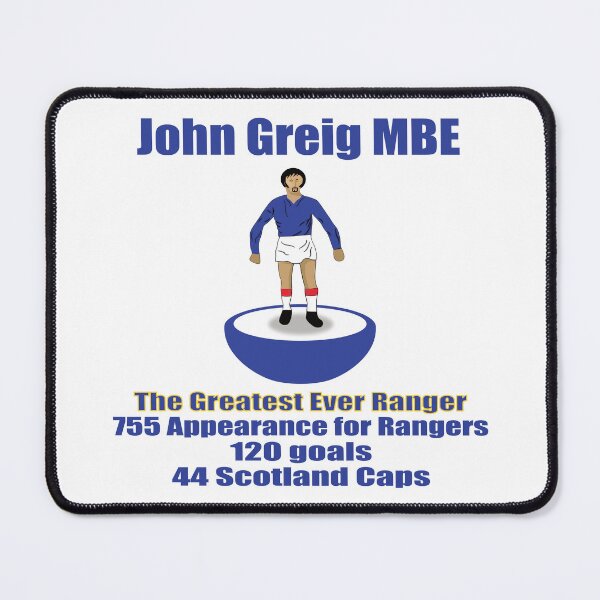 Item preview, Rangers FC, The Greatest Ever Ranger, John Greig, Football Fan Gift, Glasgow designed and sold by FootyLocker.