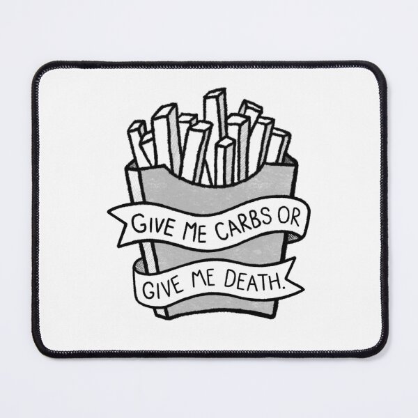 Item preview, Carbs or Death designed and sold by BaconPancakes21.