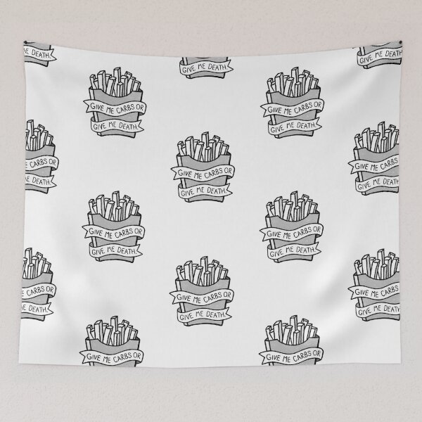 Item preview, Carbs or Death designed and sold by BaconPancakes21.