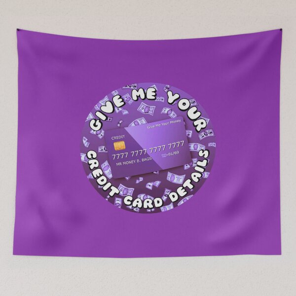 Item preview, Give Me Your Credit Card Details Purple designed and sold by everything4eva.