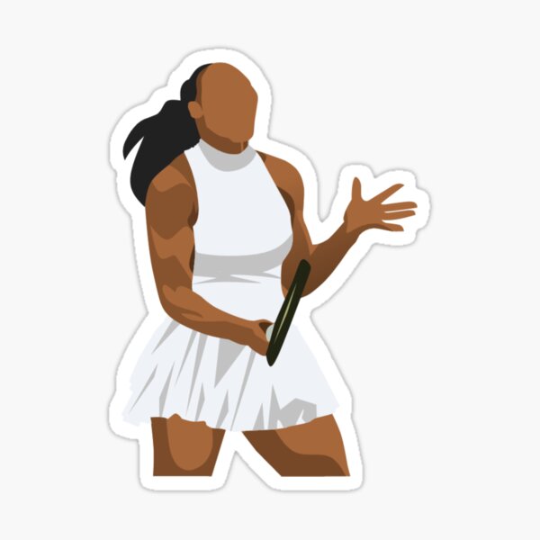 "Serena williams tennis" Sticker for Sale by braindCo12 Redbubble