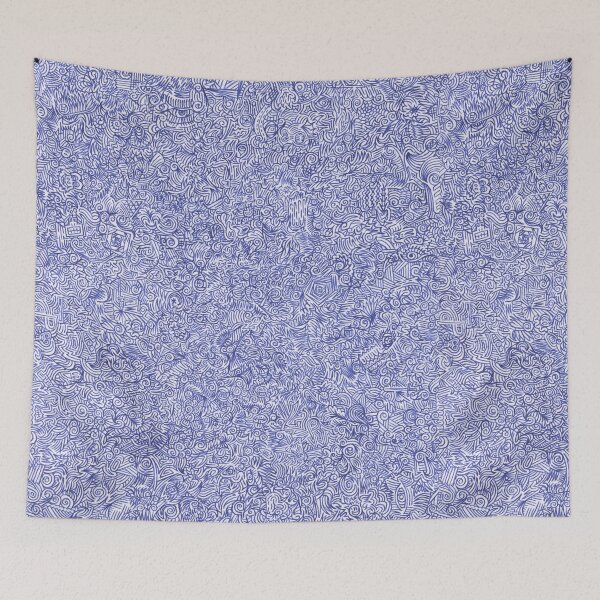 Item preview, The Intricacies of Blue designed and sold by vanzandesign.