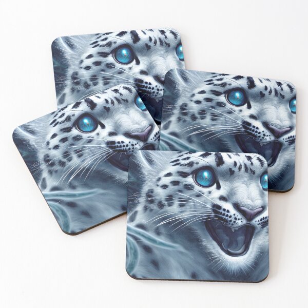Item preview, Fierce Snow Leopard Leaping designed and sold by Jacob Montanez.