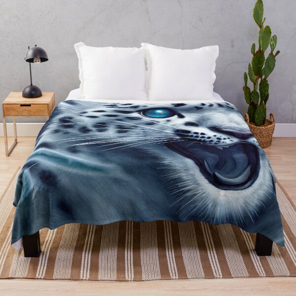 Item preview, Fierce Snow Leopard Leaping designed and sold by Jacob Montanez.