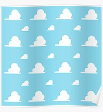 Toy Story Clouds Posters Redbubble