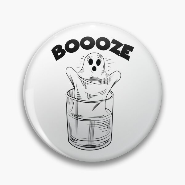 Artikelvorschau, Boooze Halloween Geist Geist entworfen und verkauft von TheInkElephant.
