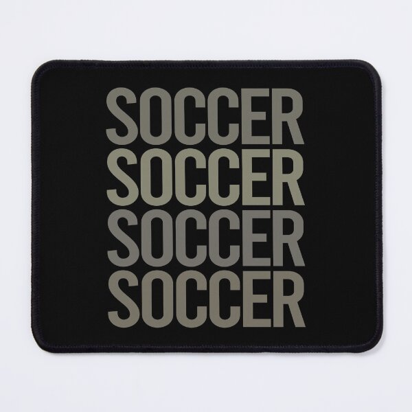 Item preview, Gray Text Art Soccer Football designed and sold by StoreCalamity.