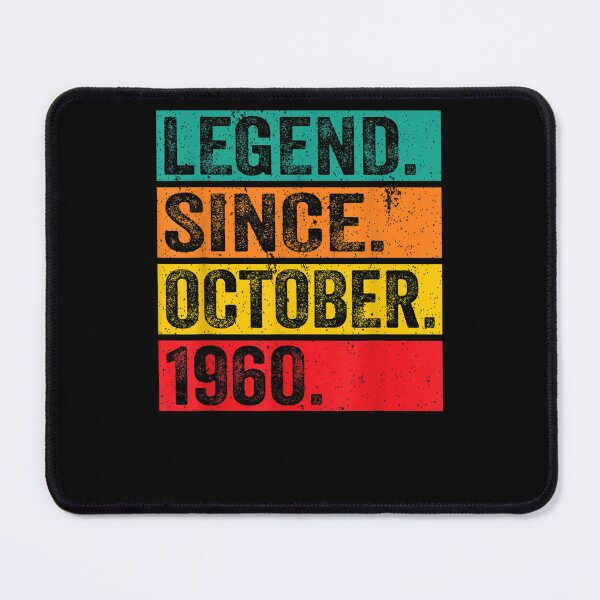 Item preview, Legend Since October 1960 62nd Birthday Retro 62 Years Old  designed and sold by andrewbashfordb.