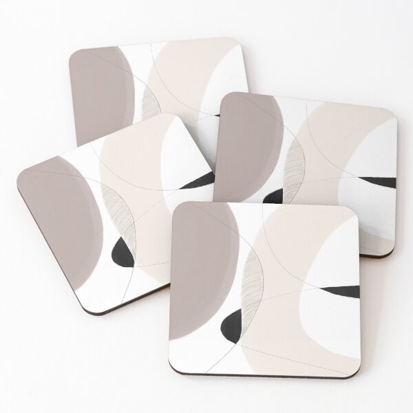 Item preview, Abstract Beige Geometry designed and sold by melloiartprints.